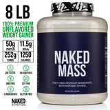 Mass Gainer Protein Supplement | Naked Mass - 8LB